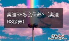 奥迪R8保养 奥迪R8怎么保养?