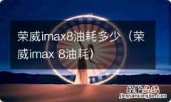 荣威imax 8油耗 荣威imax8油耗多少