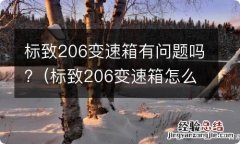 标致206变速箱怎么样 标致206变速箱有问题吗?