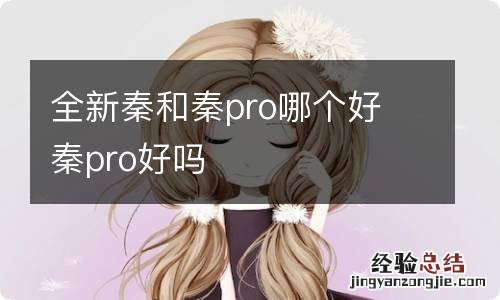 全新秦和秦pro哪个好 秦pro好吗