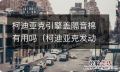 柯迪亚克发动机盖为什么没有隔音棉 柯迪亚克引擎盖隔音棉有用吗