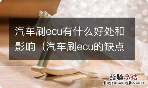 汽车刷ecu的缺点 汽车刷ecu有什么好处和影响