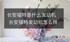 长安福特是什么发动机 长安福特发动机怎么样