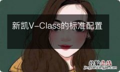 新凯V-Class的标准配置