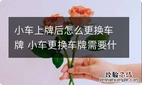 小车上牌后怎么更换车牌 小车更换车牌需要什么手续