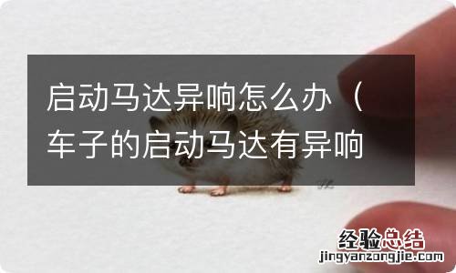 车子的启动马达有异响有什么影响吗 启动马达异响怎么办