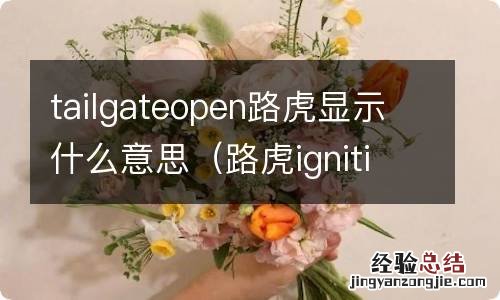 路虎ignition on 警告灯亮 tailgateopen路虎显示什么意思