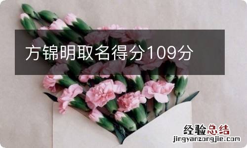 方锦明取名得分109分