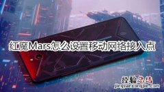 红魔Mars怎么设置移动网络接入点