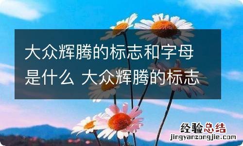 大众辉腾的标志和字母是什么 大众辉腾的标志和字母是什么车