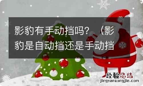 影豹是自动挡还是手动挡 影豹有手动挡吗？