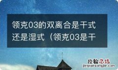 领克03是干式双离合还是湿式双离合 领克03的双离合是干式还是湿式