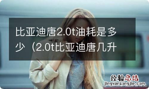 2.0t比亚迪唐几升油 比亚迪唐2.0t油耗是多少