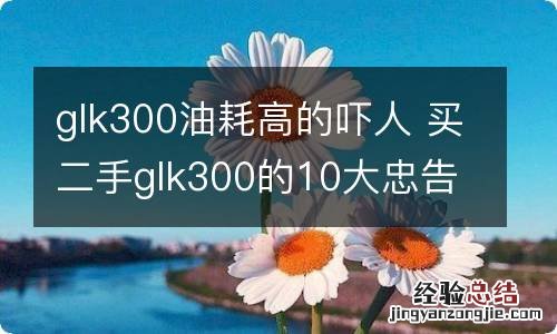 glk300油耗高的吓人 买二手glk300的10大忠告