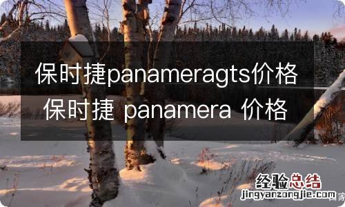 保时捷panameragts价格 保时捷 panamera 价格