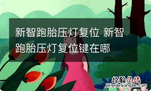 新智跑胎压灯复位 新智跑胎压灯复位键在哪