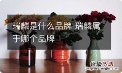 瑞麟是什么品牌 瑞麟属于哪个品牌