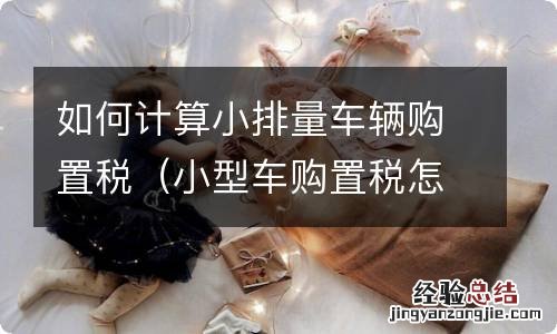 小型车购置税怎么计算 如何计算小排量车辆购置税