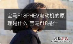 宝马F18PHEV电动机的原理是什么 宝马f18是什么发动机