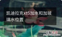 凯迪拉克xt5加水和加玻璃水位置