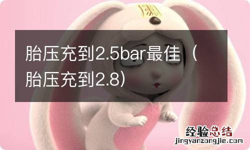 胎压充到2.8 胎压充到2.5bar最佳