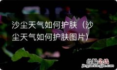 沙尘天气如何护肤图片 沙尘天气如何护肤