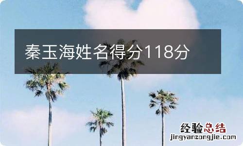 秦玉海姓名得分118分