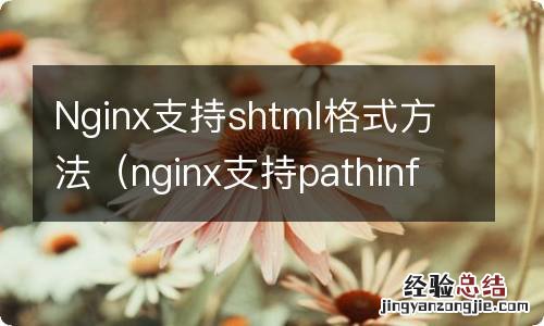 nginx支持pathinfo Nginx支持shtml格式方法