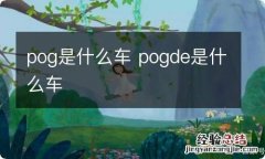 pog是什么车 pogde是什么车