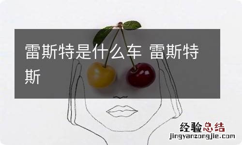 雷斯特是什么车 雷斯特斯