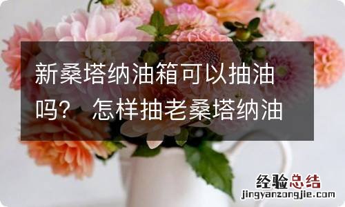 新桑塔纳油箱可以抽油吗? 怎样抽老桑塔纳油箱里的汽油