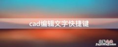 cad编辑文字快捷键