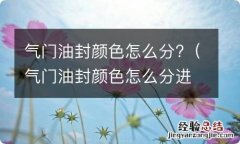 气门油封颜色怎么分进气排气 气门油封颜色怎么分?