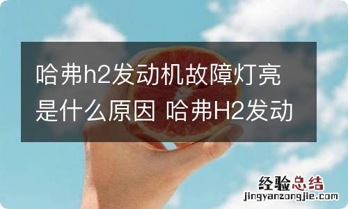 哈弗h2发动机故障灯亮是什么原因 哈弗H2发动机故障灯亮是什么原因引起的