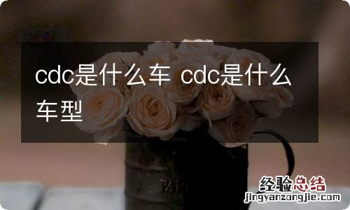 cdc是什么车 cdc是什么车型