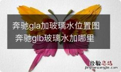 奔驰gla加玻璃水位置图 奔驰glb玻璃水加哪里