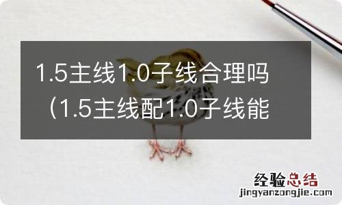 1.5主线配1.0子线能钓多大鱼 1.5主线1.0子线合理吗