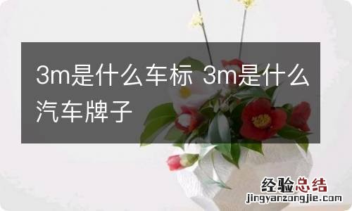 3m是什么车标 3m是什么汽车牌子