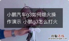 小鹏汽车g3如何熄火操作演示 小鹏g3怎么打火