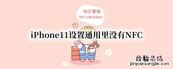iPhone11设置通用里没有NFC iphone12设置通用