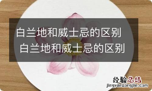 白兰地和威士忌的区别 白兰地和威士忌的区别是什么