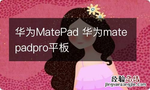 华为MatePad 华为matepadpro平板