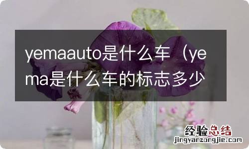 yema是什么车的标志多少钱 yemaauto是什么车