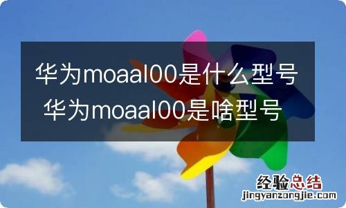 华为moaal00是什么型号 华为moaal00是啥型号