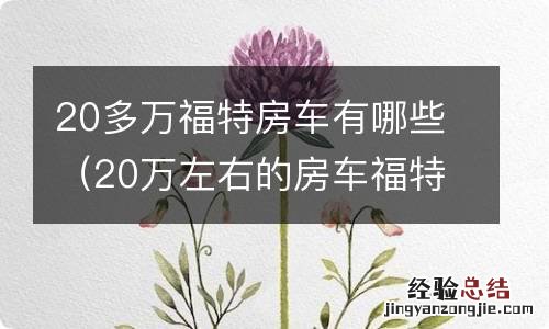 20万左右的房车福特 20多万福特房车有哪些