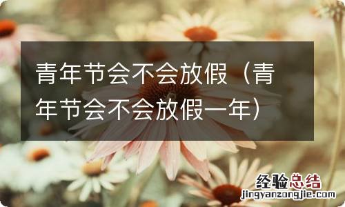 青年节会不会放假一年 青年节会不会放假