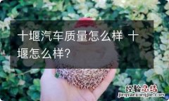 十堰汽车质量怎么样 十堰怎么样?