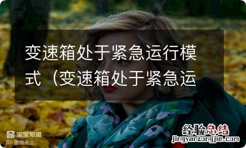 变速箱处于紧急运行模式,无法挂入倒车档 变速箱处于紧急运行模式