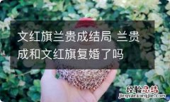 文红旗兰贵成结局 兰贵成和文红旗复婚了吗