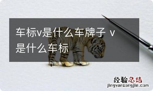 车标v是什么车牌子 v 是什么车标